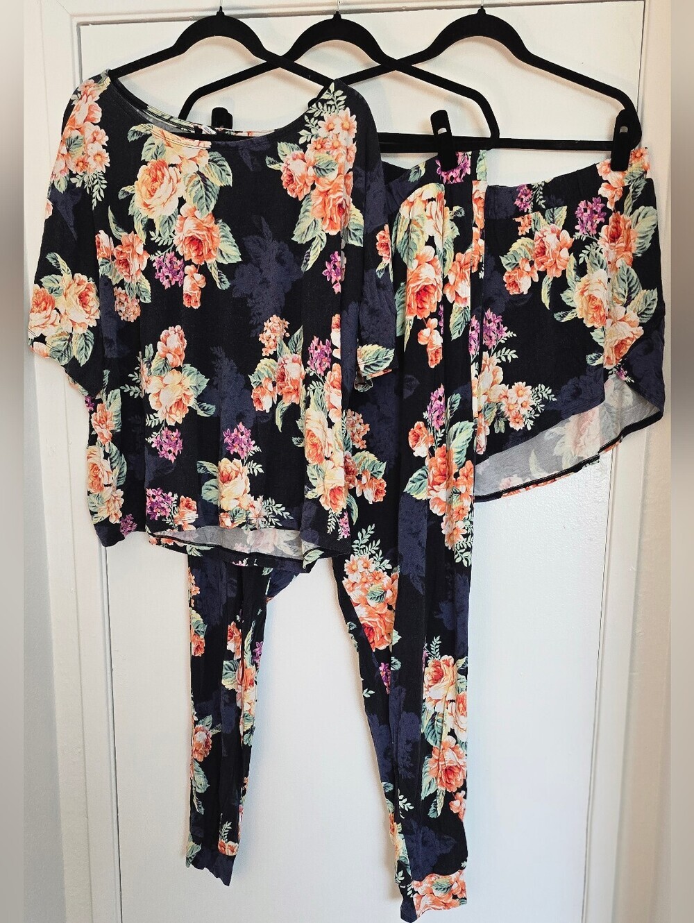 Old Navy - Sunday Sleep Three-Piece Floral Pajama Loungewear Set